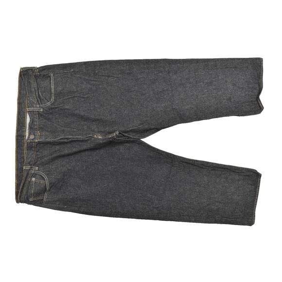 Vintage Levi's 501 Men's Jeans Big & Tall Size 46x30 Black Denim Button Fly - Picture 1 of 8